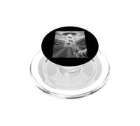 Selfie drôle de Chat avec des Vaches Volantes et des ovnis PopSockets PopGrip pour MagSafe