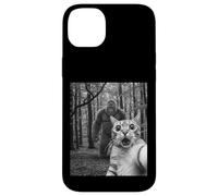 Selfie drôle de Chat surpris avec Sasquatch Bigfoot Coque pour iPhone 14 Plus