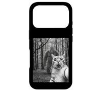 Selfie drôle de Chat surpris avec Sasquatch Bigfoot Coque pour iPhone 17 Pro