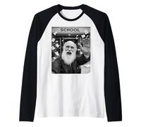 Selfie drôle du dernier Jour d'école des Vacances d'été de Charles Darwin Manche Raglan