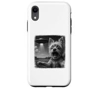 Selfie du Yorkshire Terrier en détresse par Un OVNI avec Un Coque pour iPhone XR