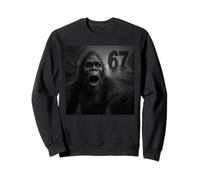 Selfie Funny Six Seven 6 7 Meme Gen Z Alpha Slang avec Bigfoot Sweatshirt