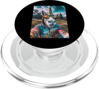 Selfie Licorne Stylé Swag Humoristique Drôle Original PopSockets PopGrip pour MagSafe