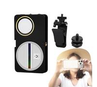 Selfie Light - Double-Sided Magnetic Fill Light, Mini Lightweight Slim Lighting, Magnetic Phone Selfie Lights | for Live Streaming Photography Recording Beauty Vlogging Filming Travel Outdoor
