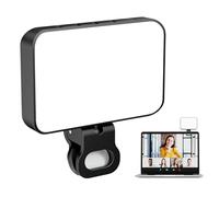 Selfie Light - Éclairage de vidéoconférence rechargeable, anneau lumineux portable à LED | Lampe de remplissage à Clip rotative à 3 Modes, pour diffusion en direct, photographie de maquillage de voyag