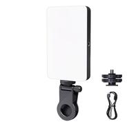 Selfie Light - Lampe LED portable rechargeable par USB pour téléphone | Adaptateur trépied avec 3 modes pour les appels en direct streaming vlog moniteur jour nuit photographie création vidéo