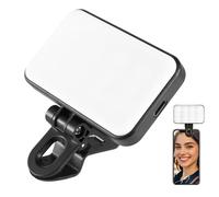 Selfie Light | Portable Beauty Makeup 10x8.5x4cm Clamp Lamp Rechargeable,LED Selfie Fill Light for Home Studio Vlogging Live Streaming Video Recording Makeup Travel Conference