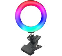 Selfie Light,Portable Lighting,Rgb Colors,Adjustable Brightness Rotatable Design Creative Lighting Online Streaming User-Friendly Adjustable Angles Smartphone Accessory Colorful Lighting