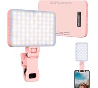 Selfie Light,Rechargeable Clip on Phone with Smart Light Sensor for Phone/Laptop/Tablet/Camera,3 Lighting Modes for TikTok/Make-up/Selfie/Video Conferencing