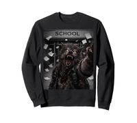 Selfie Loup-Garou Dernier Jour d'école pour Pause d'été Sweatshirt