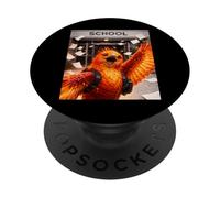 Selfie mème Amusant du dernier Jour d'école à Phoenix PopSockets PopGrip Adhésif