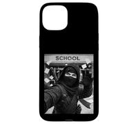 Selfie mème Amusant du dernier Jour d'école de Ninja Coque pour iPhone 15 Plus