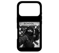 Selfie mème Amusant du dernier Jour d'école de Ninja Coque pour iPhone 17 Pro