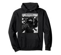 Selfie mème Amusant du dernier Jour d'école de Ninja Sweat à Capuche