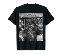 Selfie mème Amusant du dernier Jour d'école d'un Pirate T-Shirt