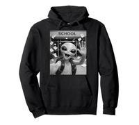 Selfie mème drôle d'Alien Last Day of School Summer Break Sweat à Capuche
