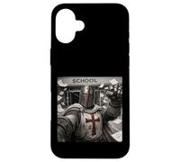 Selfie mème drôle de Crusader Last Day of School Summer Break Coque pour iPhone 16 Plus