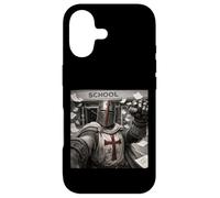 Selfie mème drôle de Crusader Last Day of School Summer Break Coque pour iPhone 17