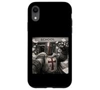 Selfie mème drôle de Crusader Last Day of School Summer Break Coque pour iPhone XR