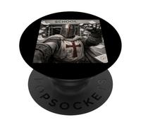Selfie mème drôle de Crusader Last Day of School Summer Break PopSockets PopGrip Adhésif