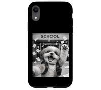 Selfie mème drôle de Shih Tzu pour Le dernier Jour d'école Coque pour iPhone XR