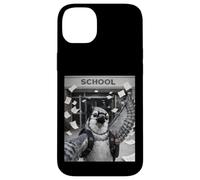 Selfie mème Humoristique du dernier Jour d'école de Blue Jay Coque pour iPhone 14 Plus