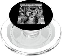 Selfie mème Humoristique du dernier Jour d'école de Coyote PopSockets PopGrip pour MagSafe