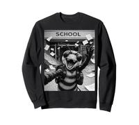 Selfie mème Humoristique du dernier Jour d'école de Hornet Sweatshirt