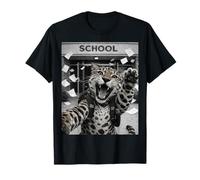 Selfie mème Humoristique du dernier Jour d'école de Jaguar T-Shirt