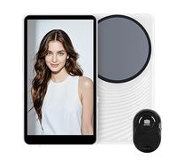 Selfie Monitor Screen, Magnetic Monitor for Live Streaming, Zero Latency, Cordless Portability, Portable Smartphone Accessory for Video Photography, 4.09x2.36x0.39 inches