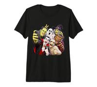 Selfie Monstre d'halloween Frankenstein, Vampire, Momie Loup-Garou T-Shirt Haut de Gamme