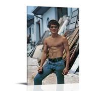 Selfie of Martial Arts Master Mr. Bruce Lee Art mural, impression photo, décoration moderne pour chambre familiale, 20 x 30 cm