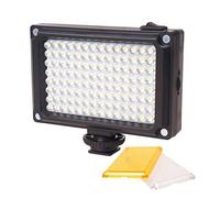 Selfie Portable de 96 LED pour projecteur vidéo avec projecteur à lumière pour caméra Smartphone - Noir