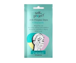 Selfie Project Anti-Pimples Stars #StopSpots Lot de 20
