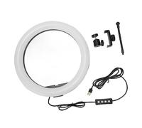 Selfie Ring Light, Soft Light Stepless Gradation USB Plug 13 Pouces LED Ring Light avec Support de Téléphone pour Selfie