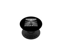 Selfie Schnauzer Miniature drôle OVNI Vaisseau Spatial Extraterrestre PopSockets PopGrip Adhésif