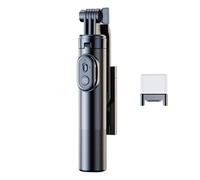 Selfie Stick Trépied portable avec lumière et télécommande 360° Support de montage rotatif Trépied de téléphone portable en d'aluminium extensible pour gravure