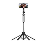 Selfie Stick Tripod, Four Leg Support Selfie Stick, 180cm Adorable Cell Phone Holder with Remote, Extendable Travel Camera Stand for Recording, Video and Picture