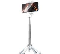 Selfie Stick Tripod, Phone Holder Stand, Wireless Remote Control, 360° Rotation Feature, Portable Lightweight Design, Ideal for Travel, Vlogging, and Group Photos