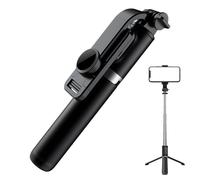 Selfie Stick Tripod - Phone Stand Tripod with Fill Light | Selfie Stick with Remote | Tricolor Fill Light, Extendable, Remote, Portable Handheld, for Vlogging Live Streaming Photography Gym