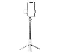 Selfie Stick Tripod - Phone Stand Tripod with Fill Light | Selfie Stick with Remote | Tricolor Fill Light, Extendable, Remote, Portable Handheld, for Vlogging Live Streaming Photography Gym