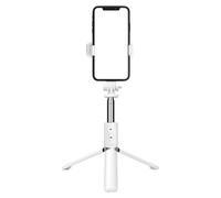 Selfie Stick Tripod with Light - Portable Extendable Phone Stand, 3 Color Fill Light Stabilizer, Retractable Recording Pole | for Vlogging Streaming Makeup Gym Video Photo Travel