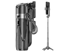 Selfie Téléphone - Trépied de poche portable, télécommande | Rotation à 360 degrés Support compact extensible Photographie Voyage Vlogging Monture Accessoire Outil Stabilisateur Monopode Obturad
