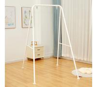 SELFLA Support de Hamac Pliable, Support de Chaise Hamac Portable, Cadre de Hamac Pliable Robuste pour Intérieur ou Extérieur, Facile à Assembler et à Ranger (Chaise Hamac Non Incluse) - Blanc