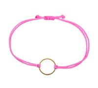 Selfmade Jewelry Bracelet pour femme en macramé fait à la main - Or rose - Taille réglable - Emballage cadeau inclus, Größenverstellbar, Ruban macramé, Pas de gemme