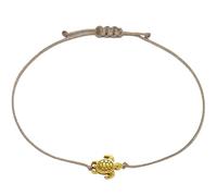 Selfmade Jewelry Bracelet pour femme tortue fait à la main en macramé Taille réglable Avec emballage cadeau, Größenverstellbar, Métal Métal Ruban macramé, Pas de gemme