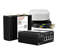 SELFSAT MWR 4540 Routeur Wi-FI 4G Cat 6 jusqu'à 300 Mbps avec antenne SATCO 5G Blanc