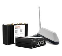 SELFSAT MWR 5560 eSIM 5G Cat 19 Routeur Wi-FI jusqu'à 3,4 Gbps avec antenne Shark 5G Blanc