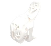 SeLgurFos Queue d'aronde Chastity Cage Hommes SM Sex Toy Cage de chasteté Hommes avec Serrure Invisible Conçue et 2 Clés Pour Pénis Esclaves Bondage et Attaches (White,L)