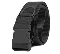 Selighting Ceinture Tactique Réglable Ceinturon Militaire de Sécurité Molle pour Airsoft Paintball Chasse Activités de Plein air (Noir)